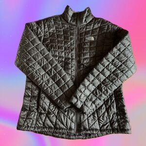 The North Face Quilted Puffer Zip Up Jacket
